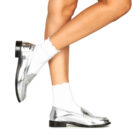 Les Tropeziennes par M.Belarbi LUCIE Silberne Loafer Damen &ndash; 8