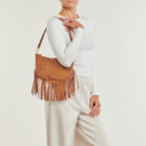 Nat et Nin LUNE FRANGE Marrone Borse a spalla Donna - 6
