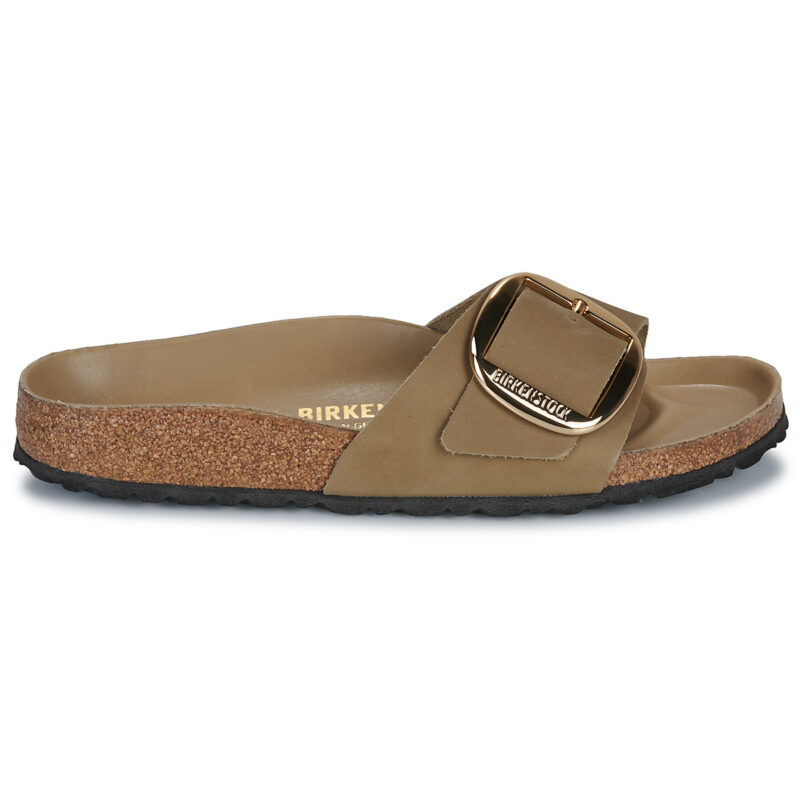 BIRKENSTOCK Madrid Big Buckle Oiled / Pelle / Tabacco / Brown / Stretto Beige Ciabatta Donna - 2
