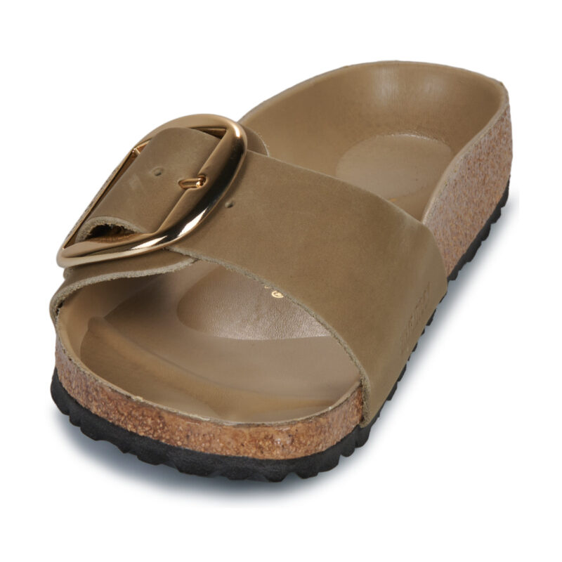 BIRKENSTOCK Madrid Big Buckle Oiled / Pelle / Tabacco / Brown / Stretto Beige Ciabatta Donna - 3