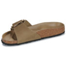 BIRKENSTOCK Madrid Big Buckle Oiled / Pelle / Tabacco / Brown / Stretto Beige Ciabatta Donna - 4