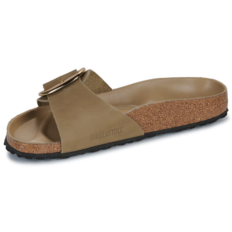 BIRKENSTOCK Madrid Big Buckle Oiled / Pelle / Tabacco / Brown / Stretto Beige Ciabatta Donna - 4