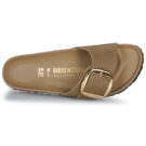 BIRKENSTOCK Madrid Big Buckle Oiled / Pelle / Tabacco / Brown / Stretto Beige Ciabatta Donna - 6