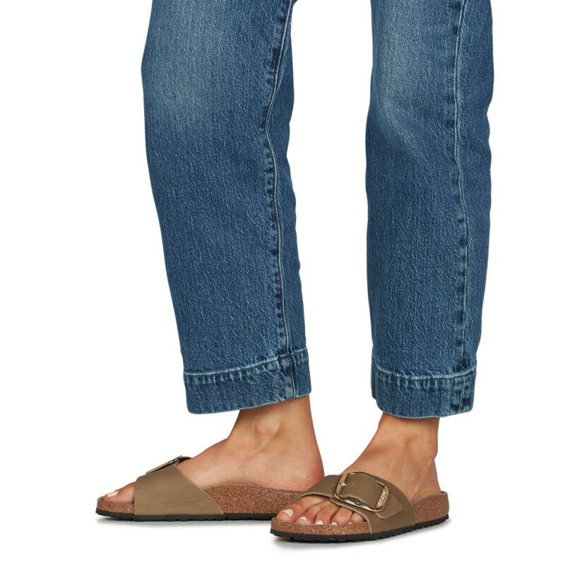 BIRKENSTOCK Madrid Big Buckle Oiled / Pelle / Tabacco / Brown / Stretto Beige Ciabatta Donna - 8