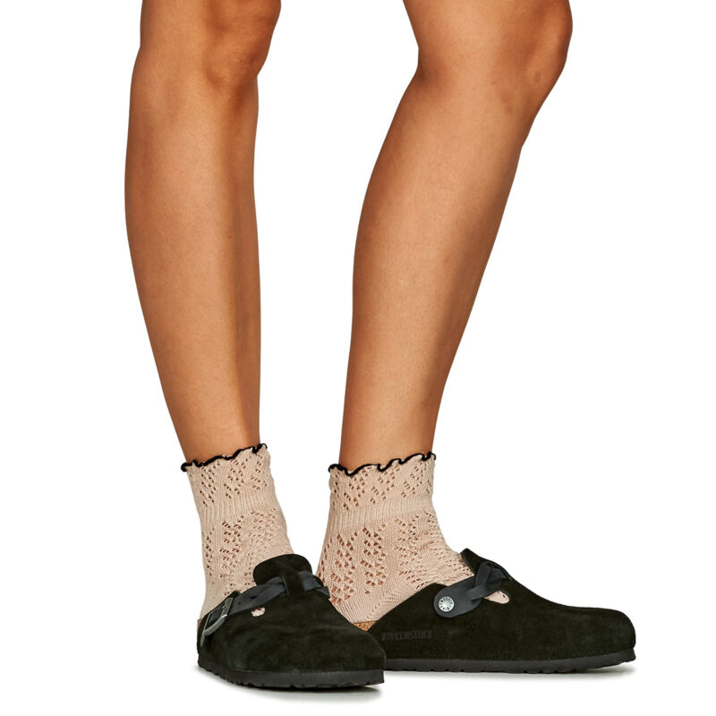 BIRKENSTOCK Boston Braided Pelle / Huilé / Suede / Black / Stretto Nero Zoccoli Donna - 8