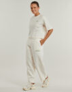 T-shirt New Balance LINEAR HERITAGE RELAXED T-SHIRT Beige T-shirt maniche corte Donna - 3