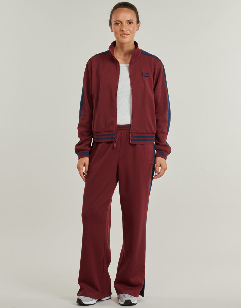 Pantaloni Sportivi New Balance POST SEASON PIQUE TRACK JACKET Rosso Pantaloni Sportivi Donna - 2