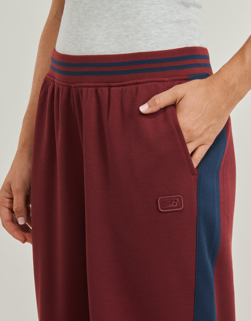 Pantaloni Sportivi New Balance POST SEASON PIQUE TRACK JACKET Rosso Pantaloni Sportivi Donna - 5