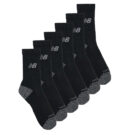 Calze sportive New Balance ACTIVE CUSHION CREW SOCKS 3 PACKS Nero Calze sportive Donna - 1