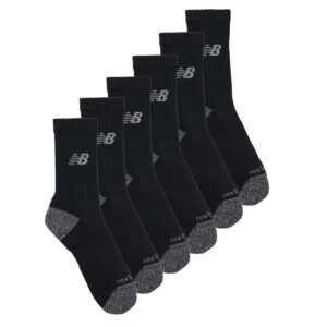 Calze sportive  New Balance  ACTIVE CUSHION CREW SOCKS 3 PACKS  Nero -  Calze sportive Donna