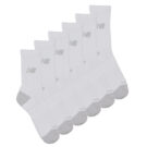 New Balance ACTIVE CUSHION CREW SOCKS 3 PACKS White Women's Sports Socks - 1