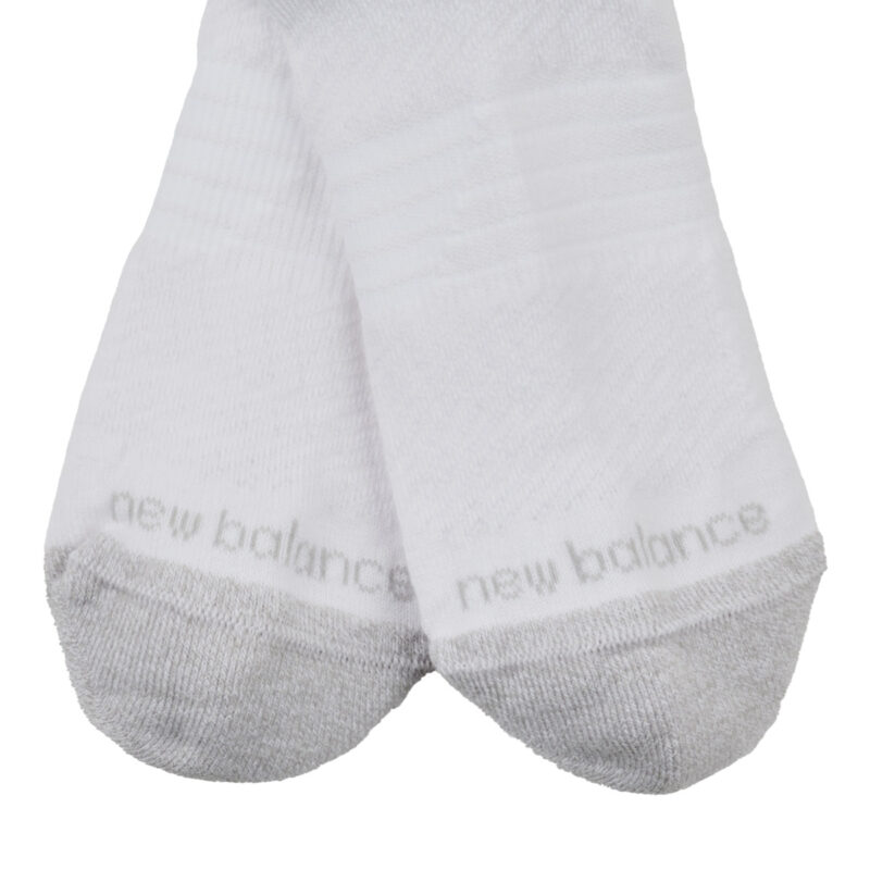 New Balance ACTIVE CUSHION CREW SOCKS 3 PACKS White Women's Sports Socks - 2