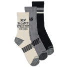 Calze sportive New Balance ACTIVE LIFESTYLE GRAPHIC CREW SOCKS 3 PACKS Grigio Calze sportive Donna - 1