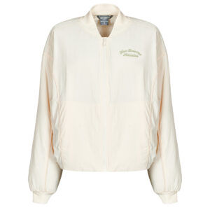 Giubbotto  New Balance  LINEAR HERITAGE WOVEN BOMBER JACKET  Beige -  Giubbotti Donna
