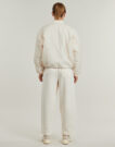 Giubbotto New Balance LINEAR HERITAGE WOVEN BOMBER JACKET Beige Giubbotti Donna - 4
