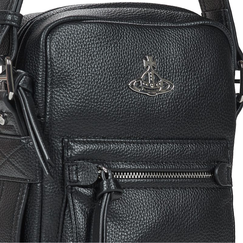 Vivienne Westwood JACKSON CROSSBODY SATCHEL S Nero Borse Shopping Uomo - 4