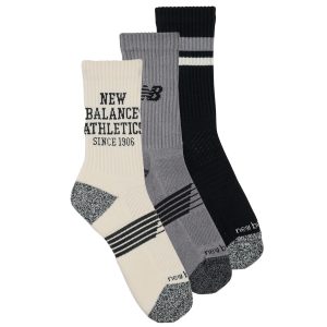 Calze sportive    ACTIVE LIFESTYLE GRAPHIC CREW SOCKS 3 PACKS  Grigio