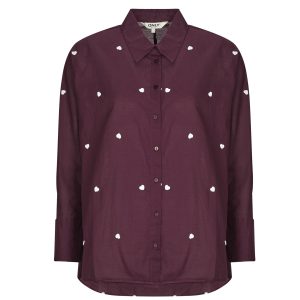 Camicia    ONLNEW LINA  Bordeaux