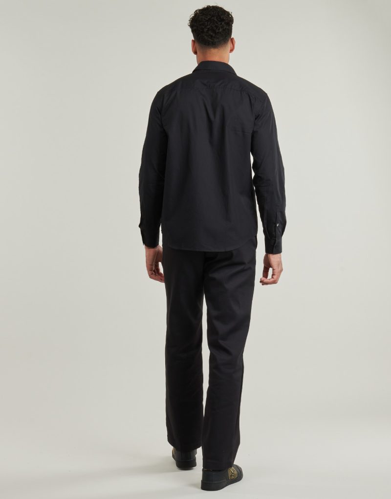 Camisa de manga larga negra para hombre Versace Jeans Couture 79GALKR1 - 4