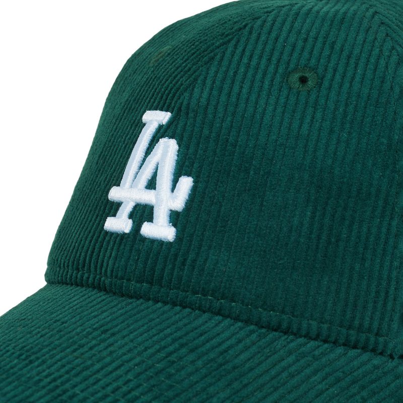 Cappellino New Era CORD 9TWENTY® LOS ANGELES DODGERS DKG Verde Cappellini Uomo - 3