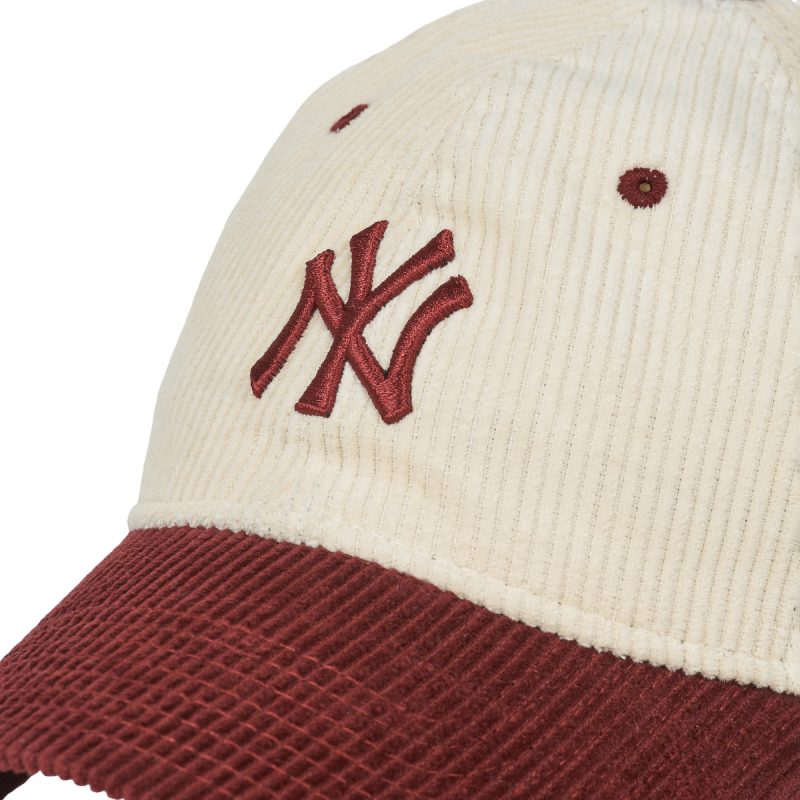 Cappellino New Era FEMALE BLOCK CORD 9TWENTY&reg; NEW YORK YANKEES LTCFBG Bordeaux Cappellini Uomo - 3