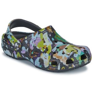 Classic Painted Floral Clog  Multicolore