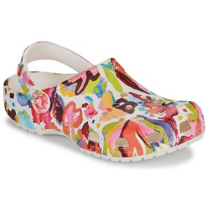 Classic Painted Floral Clog  Multicolore