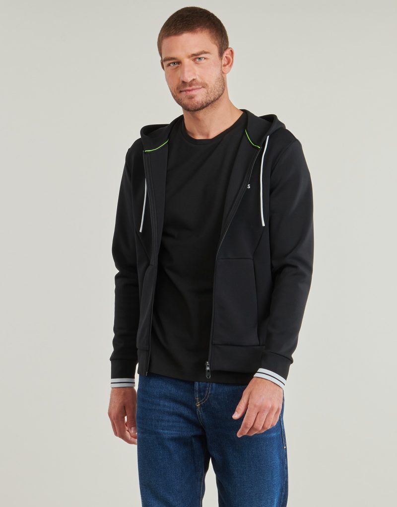 Felpe con cappuccio BOSS FZ Hoodie Zone Nero Felpe con cappuccio Uomo - 2