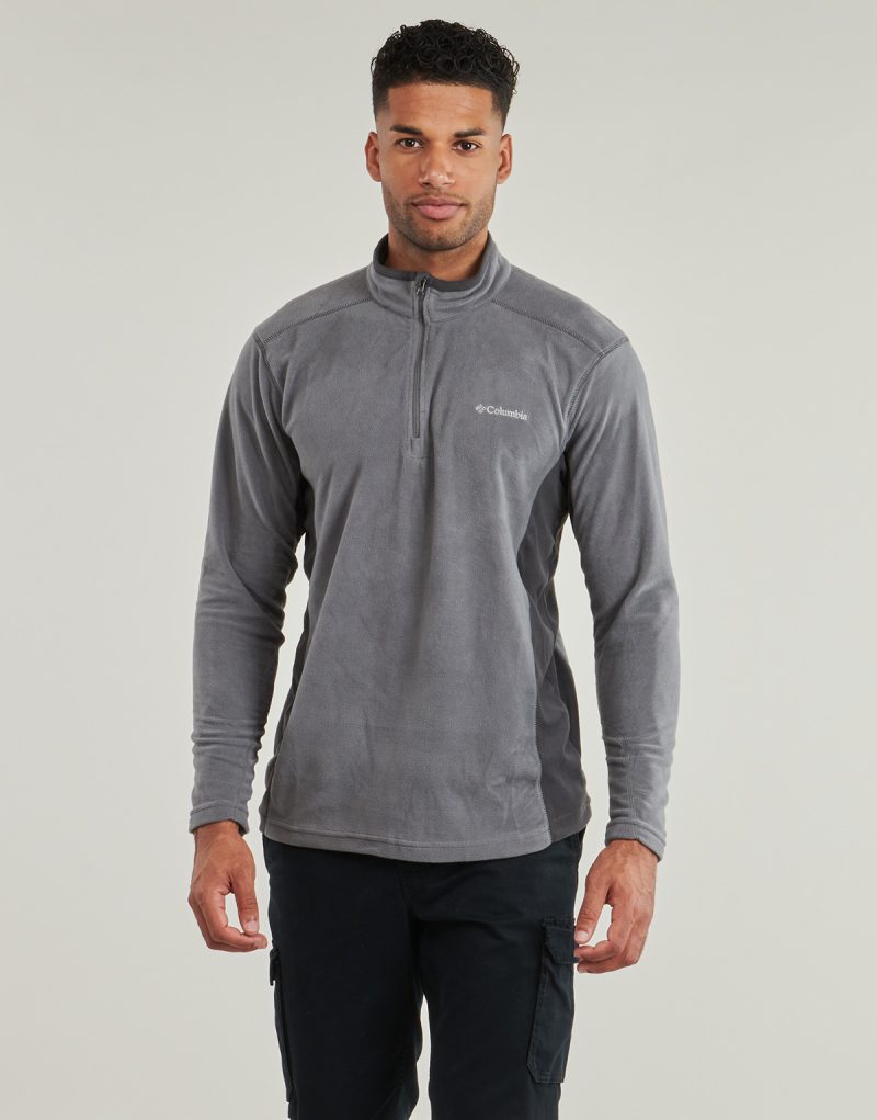 Felpa Columbia KLAMATH RANGE II HALF ZIP Grigio Felpe Uomo - 2