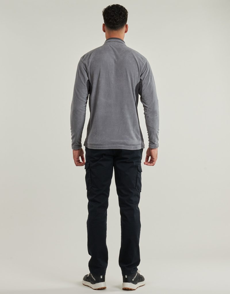 Felpa Columbia KLAMATH RANGE II HALF ZIP Grigio Felpe Uomo - 4