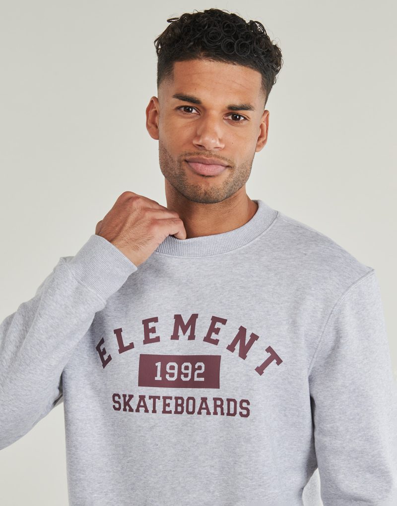 Felpe Element HOME TEAM CR Grigio Felpe Uomo - 5