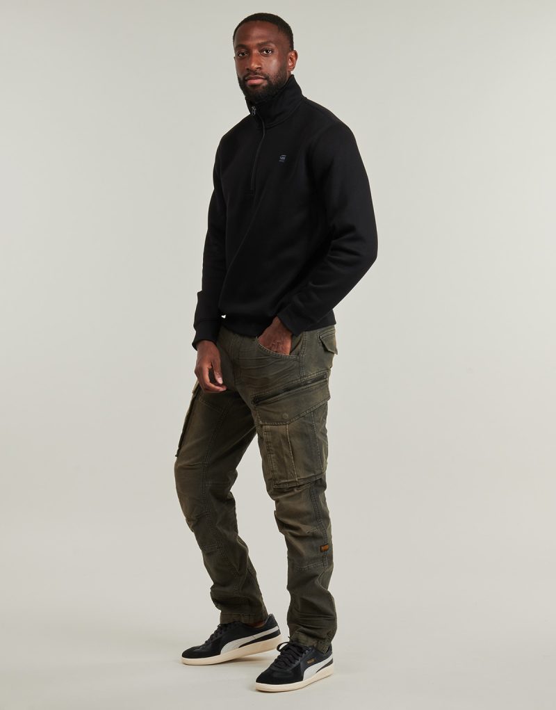 Felpe G-Star Raw PREMIUM CORE HALF ZIP R SW LS Nero Felpe Uomo - 3