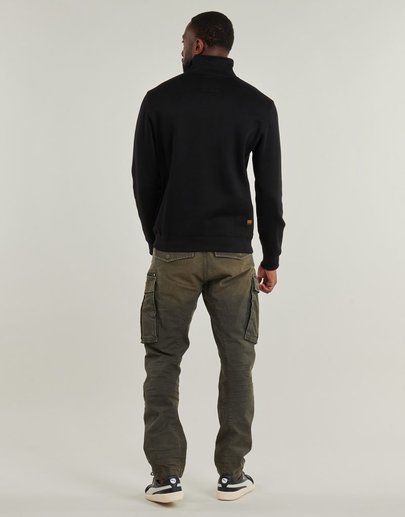 Felpe G-Star Raw PREMIUM CORE HALF ZIP R SW LS Nero Felpe Uomo - 4