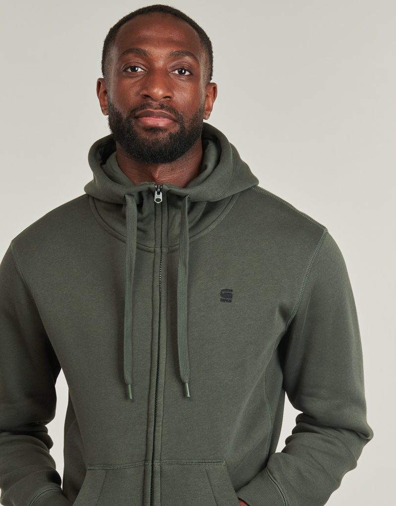 Felpe con cappuccio G-Star Raw PREMIUM CORE HDD ZIP SW LS Grigio Felpe con cappuccio Uomo - 5