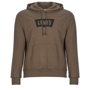 Felpa uomo Levis  PREMIUM GRAPHIC HOODIE  Marrone Levis 5401187389356