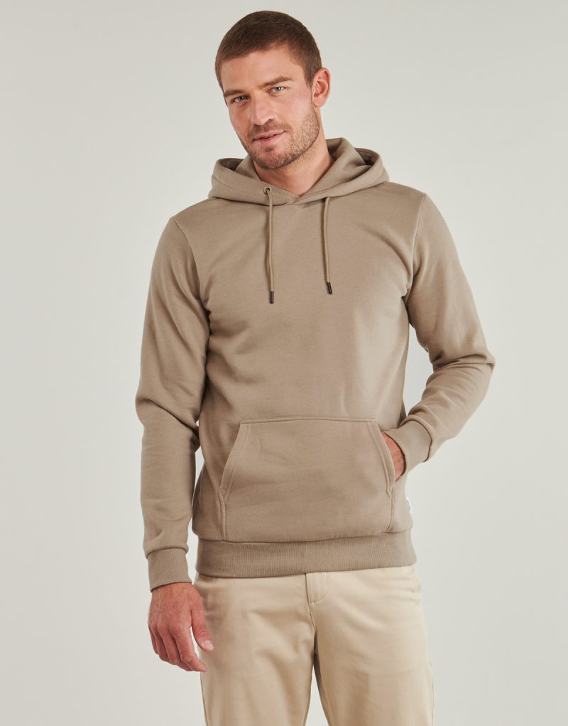 Only & Sons Kapuzenpullover ONSCERES HOODIE Beige - Kapuzenpullover Herrenbekleidung - 2