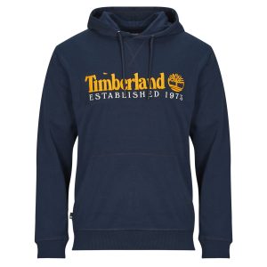 Felpa uomo Timberland  Embroidered Logo Loopback Hoodie  Marine Timberland 197803851295