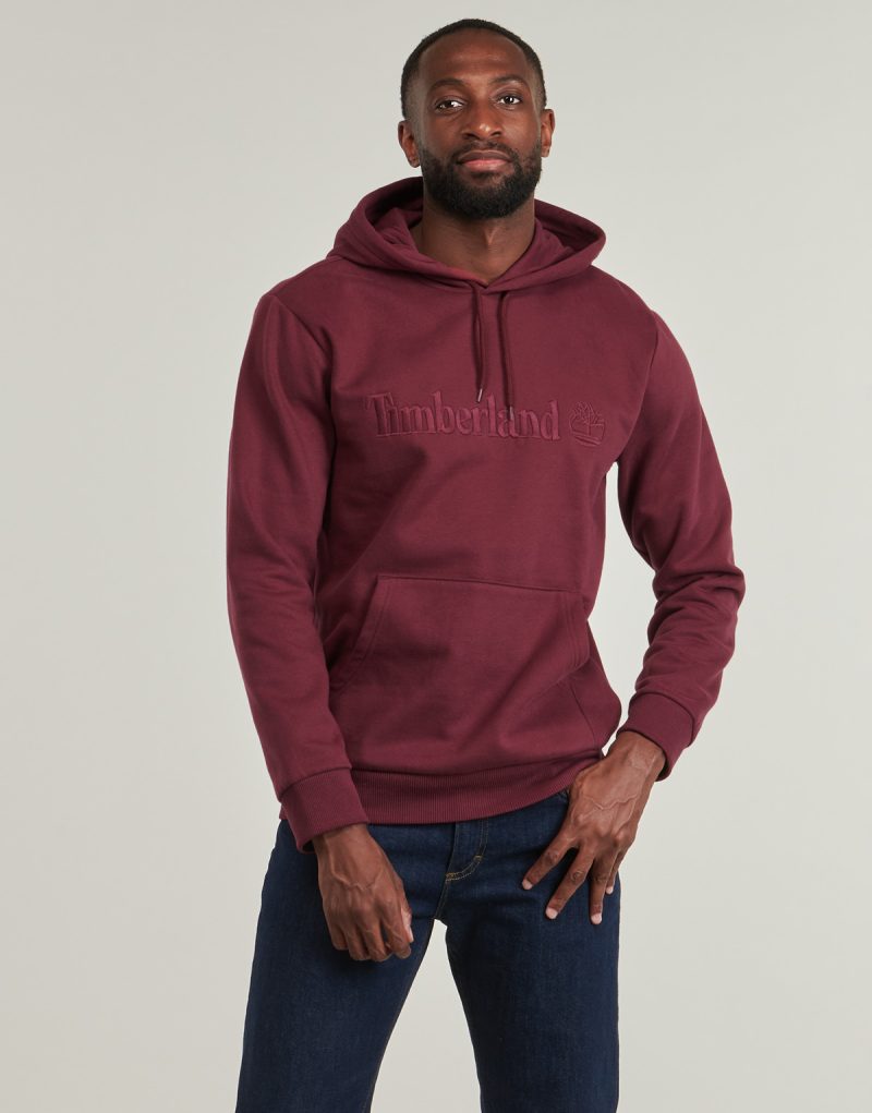Felpe con cappuccio Timberland Embroidery Tonal Hoodie Rosso Felpe con cappuccio Uomo - 2