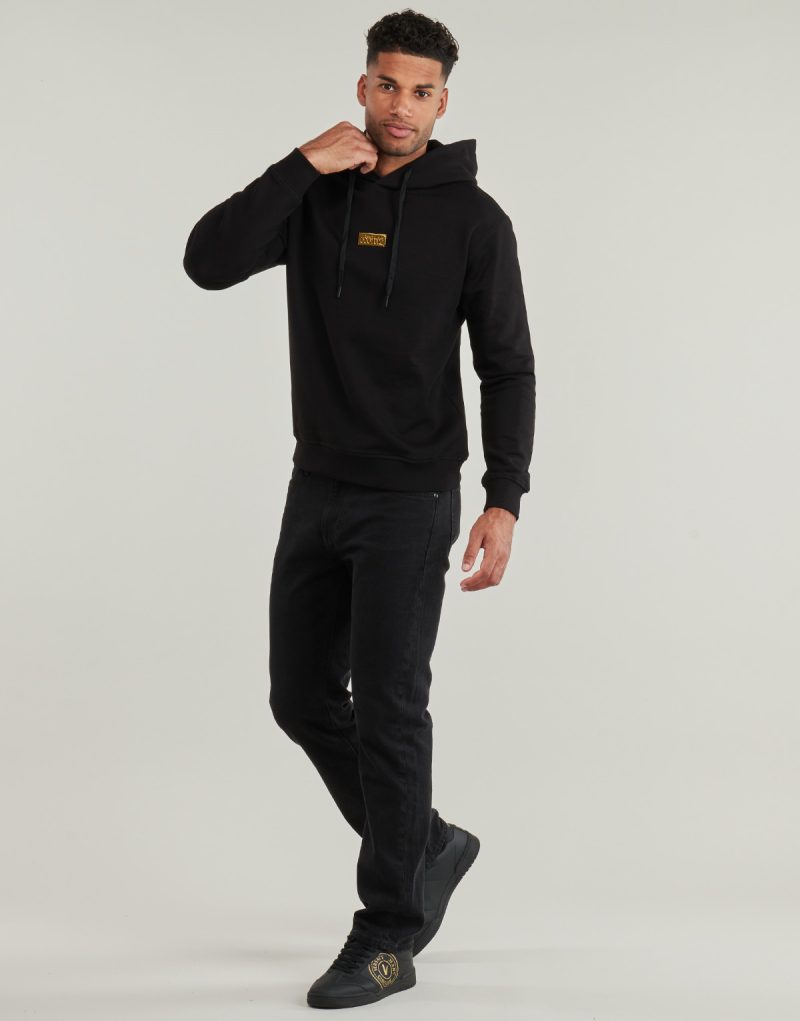 Sudaderas con capucha Versace Jeans Couture 79GAIT07 negras para hombre - 3