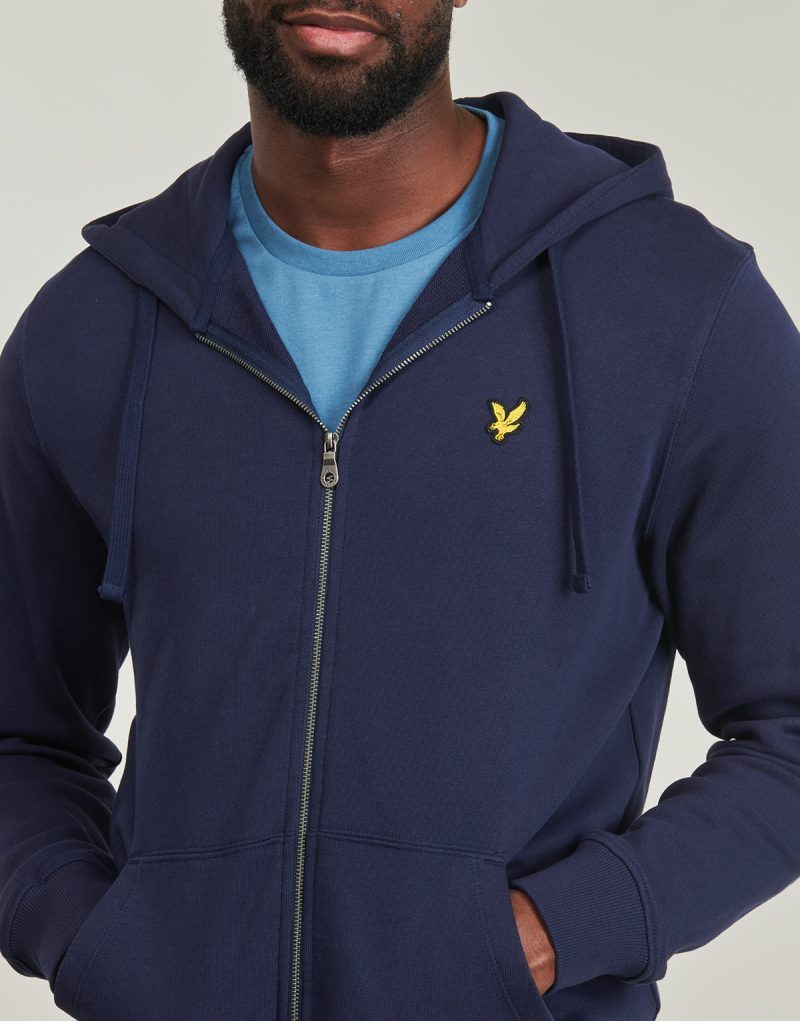 Giacca Sportiva Lyle & Scott ZIP Through Hoodie Marine Giacche Sportive Uomo - 5