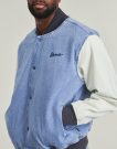 Chaqueta de b&eacute;isbol vaquera Vans azul para hombre - 5