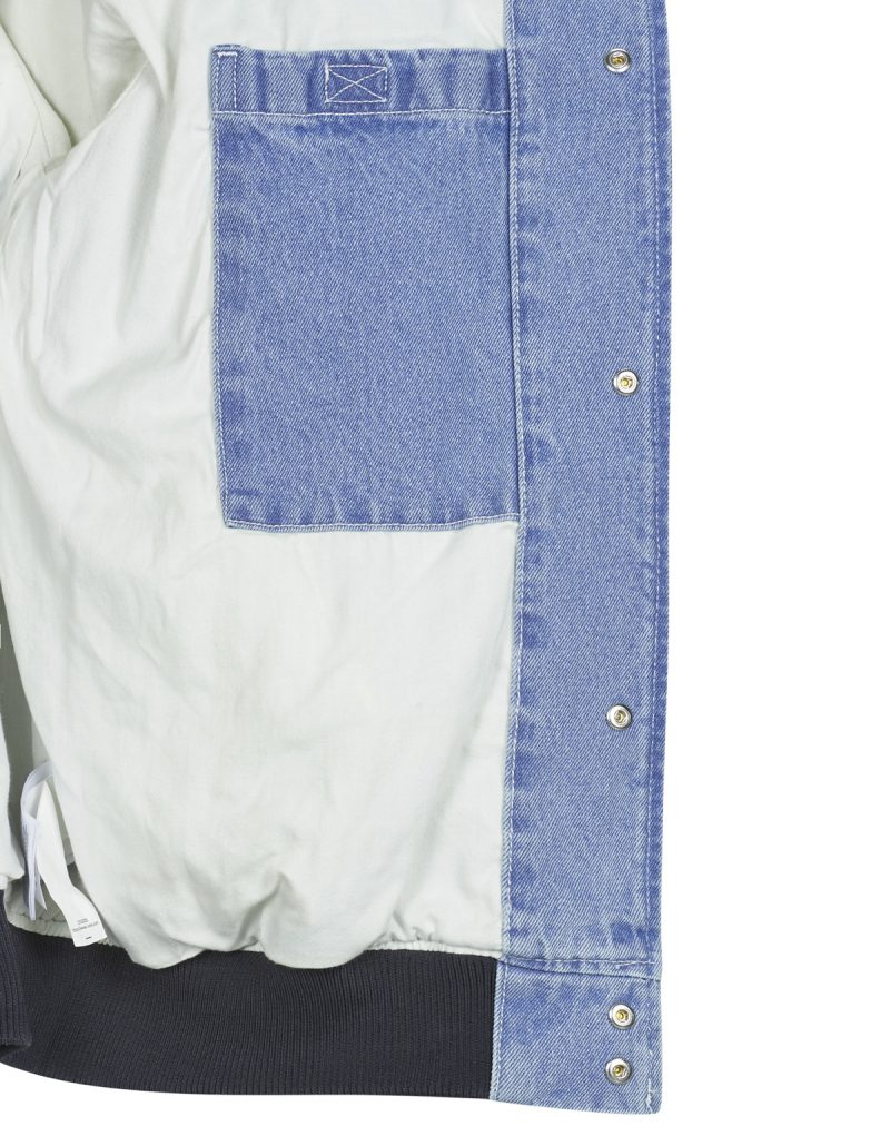 Chaqueta de b&eacute;isbol vaquera Vans azul para hombre - 6