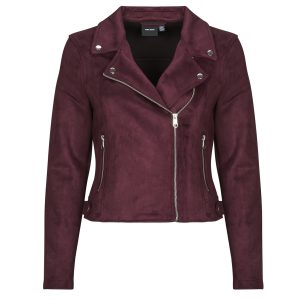 Giacca in pelle    VMJOSE  Bordeaux
