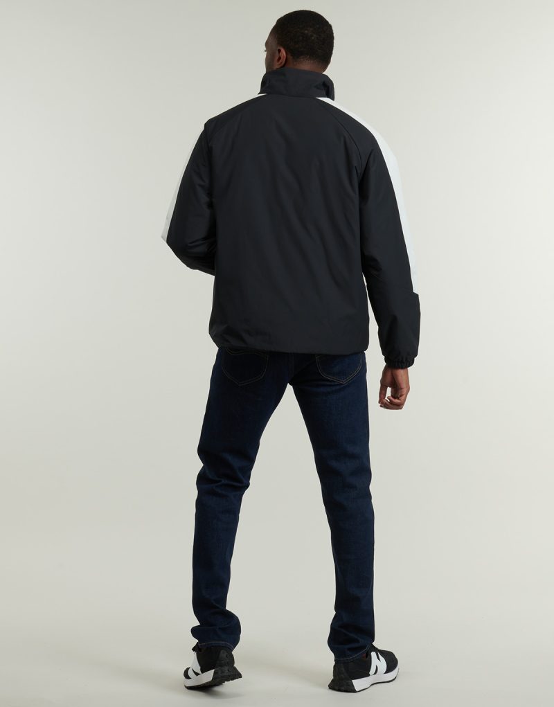 Chaqueta cortavientos New Balance Winterized para hombre, color negro - 4