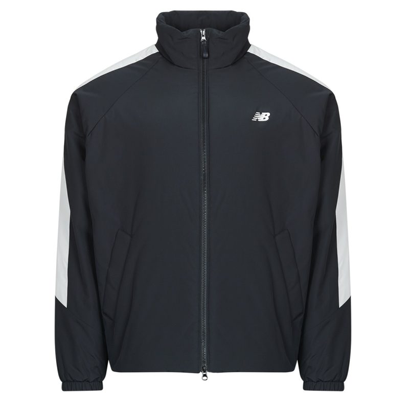 Chaqueta cortavientos New Balance Winterized para hombre, color negro - 1