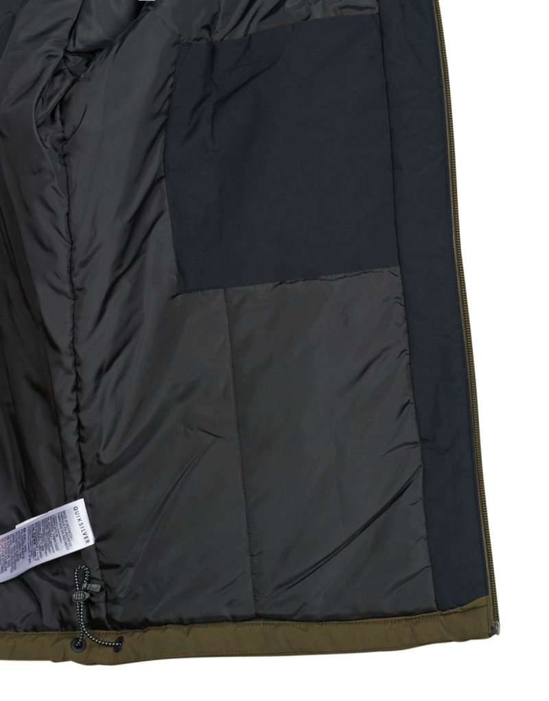 Quiksilver OVERCAST 3K INSULATED Khaki Jacke Herrenjacken - 6