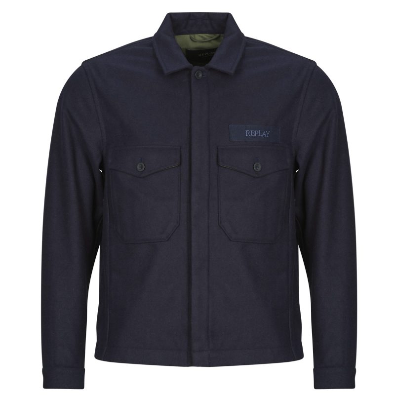 Veste Replay - Vestes noires pour hommes - Taille 1