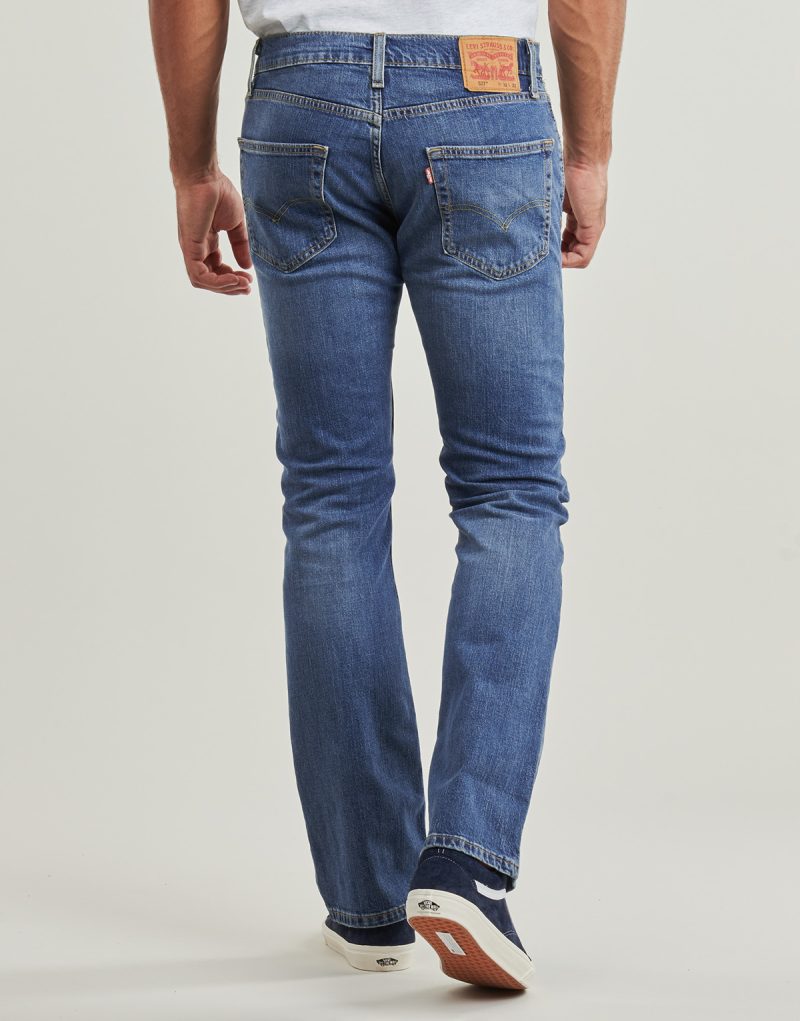 Jeans Bootcut Levis 527 SLIM BOOT CUT Blu Jeans Bootcut Uomo - 4