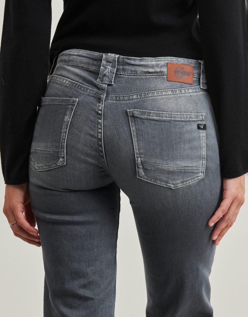 Jeans Flare  Le Temps des Cerises  JFFLARE0W1571 FLARE  Grigio -  Jeans Flare Donna - 5