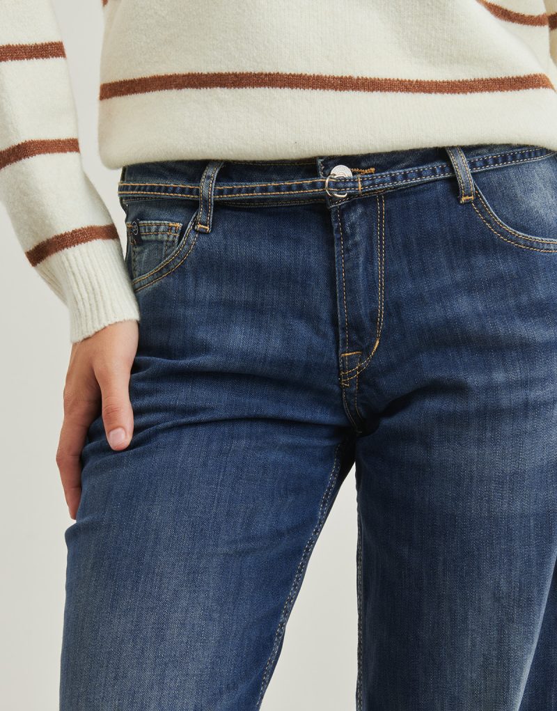 Jeans Flare  Le Temps des Cerises  LAURYN JAB  Blu -  Jeans Flare Donna - 5